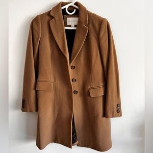 Banana Republic Classic Brown Wool Coat